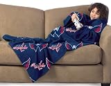 Washington Capitals Youth Comfy Throw Blanket with Sleeves