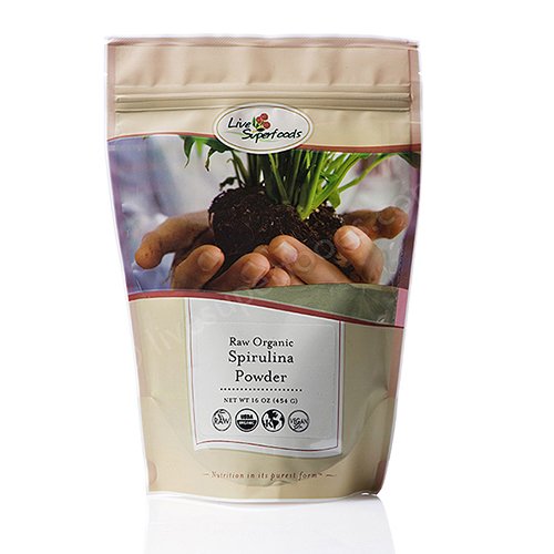 Live Superfoods (tm) - Raw Organic Spirulina 