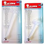 Baby Self-feeding Bottle Straw - Stainless, 8oz