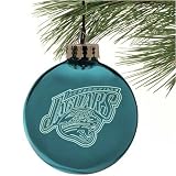 Jacksonville Jaguars Teal Etched Laser Light Ornament