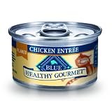 Blue Buffalo Healthy Gourmet Canned Cat Food, Flaked Chicken Entrée, (Pack of 24 3-Ounce...