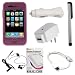 GTMax Tears Purple Durable Snap On Crystal Cover Case + LCD Screen Protector + USB Ca...