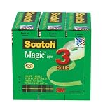 Scotch Magic Tape, 3/4 x 1296 Inches, 3-Pack (810-3PK) Scotch Magic Tape, 3/4 x 1296 Inches, 3-Pack (810-3PK)