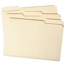 Smead File Folders, Legal Size, 11 Point, 1/3-Cut Tab, Manila, 100 Per Box (15330)