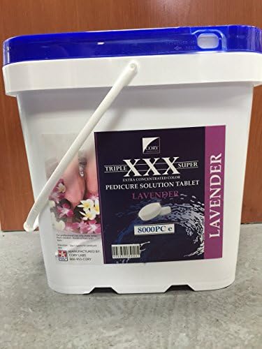 Triple XXX Pedicure Tablets Lavender 8000pcs