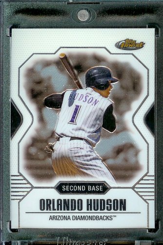 2007 Topps Finest #78 Orlando Hudson Baseball Card Arizona Diamondbacks - Mint Condition - Shipped In Protective Display Case !!