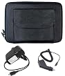 Amazon Kindle 9.7" Amazon Kindle DX Black Hard Cube Carrying Case + Amazon Kindle Car Charger + Wall Charger