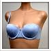  : Art-Beau Baby Blue No Show Nudy Wing Bra #2660 sz 36AA