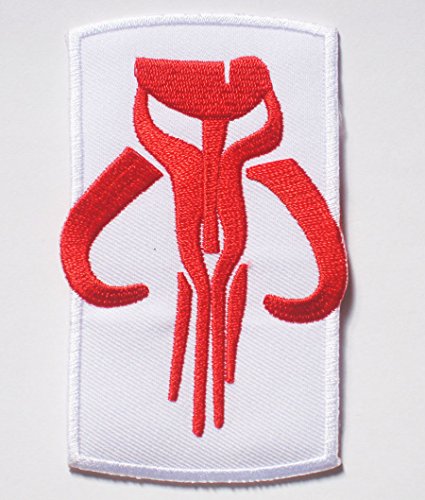 Star Wars Boba Fett Mandalorian Bantha Skull Sew Ironed Patch Badge Embroidery S-06