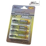 AA 4 Pack Rechargeable Battery 3000MaH XPB430 BOWER