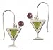 Solid Sterling Silver Appletini Earrings