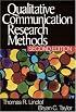 Qualitative Communication Research Methods