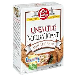 OldLondonMelbaToast,SaltFree,WholeGrain,5-OunceBoxes(Packof12)