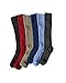 National Wide Calf Cable Knit Knee Socks, Assorted, One Size, 6-pk