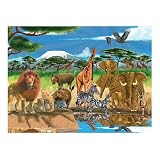 Melissa & Doug Deluxe 300 piece On the Savannah Cardboard Jigsaw