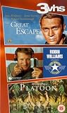 War : Platoon, Good Morning Vietnam, The Great Escape [VHS] [1963]