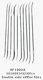 10 Riffler Files Great for Metalsmiths, Metal Working & Filing