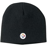 Reebok Pittsburgh Steelers Black Basic Knit Beanie