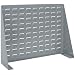 Akro-Mils 98600 Louvered Steel Panel Bench Rack for Mounting AkroBins, 28-Inch L by 20-Inch H by 8-1/2-Inch W, Grey