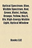 Optical Spectrum: Blue, Visible Spectrum, Red, Green, Violet, Indigo, Orange, Yellow, Roy G. Biv, High-Energy Visible Light, Optical Win-