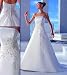 Wedding Gown white strapless/silk ALL SIZE 2-26
