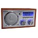 Audiola Retro Radio Uhr Vintage Holz Metall 50ies