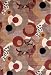 2'3 x 3'3 KAS Pellagio Circles - 7807 - Sage-Ruby Rectangular