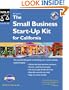 Small Business Start-Up Kit for California with CDROM