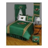 Minnesota Wild Sidelines Comforter Bed Set (Twin, Full & Queen)