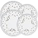 Corelle Coordinates English Meadow Economy Burner Covers, Set of 4