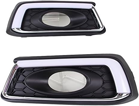 2016 New 2 Pcs yellow+white LED Daytime Running light Super Bright Day Fog Light DRL Bulbs Turn Signal for HONDA MOBILIO