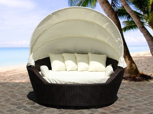Luxus STRANDKORB “Sylt” – RATTAN – SONNENINSEL