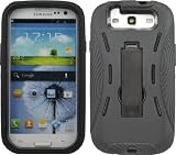 SHOCK PROOF ARMORED DEFENDER CASE/COVER FOR SAMSUNG GALAXY S III 3 S3 SIII BLACK