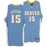 adidas Denver Nuggets Carmelo Anthony Authentic Road Jersey