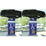 Handicapped Disabled Parking Placard Protective Car Holder (Set of 4)