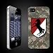 Military Divisions iPhone Case Designs "11th Armored Cavalry" - CLEAR Protective iPhone 4/iPhone 4S Hard Case