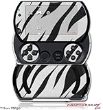 PSPgo Skin and Screen Protector Kit - Zebra Skin fits Sony PSP go