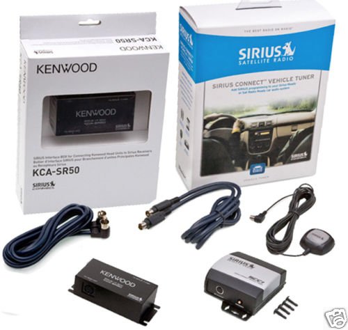 Complete Sirius Satellite Radio System for Satellite Ready Kenwood Receivers KCA-SR50 + SCC1