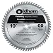 Oldham 10060TP All Purpose 10-Inch 60 Tooth ATB Crosscutting and Ripping Saw Blade with 5/8-Inch Arbor