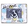 ADECO PF0457 Home is where your dog is WOODEN PHOTO FRAME