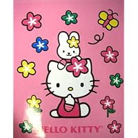 Sanrio Hello Kitty Blanket - Kitty and Rabbit Plush Throw 50inx 60in