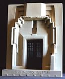 Architectural Sculpture Bookend of the Charles Rennie Mackintosh Doorway From the Glasgow School of Art By Timothy Richards