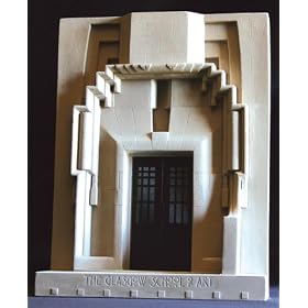 Architectural Sculpture Bookend of the Charles Rennie Mackintosh Doorway From the Glasgow School of Art By Timothy Richards