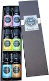 Essential Oil Home Aromatherapy Sampler Set- 6/10 ml. (Grapefruit, Lavender, Lemon, Peppermint, Spearmint and Sweet Orange Essential Oil Home Aromatherapy Sampler Set- 6/10 ml. (Grapefruit, Lavender, Lemon, Peppermint, Spearmint and Sweet Orange