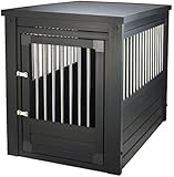 New Age Pet Habitat 'n Home InnPlace Pet Crate with Metal Spindles, Large, Espresso