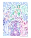 Angels of destiny Fantasy Giclee Poster Print by Jasna Bancak, 8x10