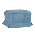 Dream Time Ottoman - Blue Chenille