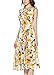 KIMILILY Women's Sleeveless Summer Lemon Printed Party Garden Swing Dresses ¡­