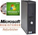 Windows 7, Dell Optiplex GX280 Desktop PC, Pentium 4 3.4GHz with HT Technology, 1024MB Ram Memory, 80GB Hard Drive, DVD-Rom, Genuine Windows 7 Home Premium pre-installed (w/COA license and genuine installation disk)