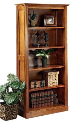 Hamilton 5 shelf Bookcase, STNDRD 5-SHELF, HONEY OAK